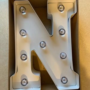 Letter N marquis letter- new